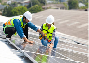 solar batteries installation